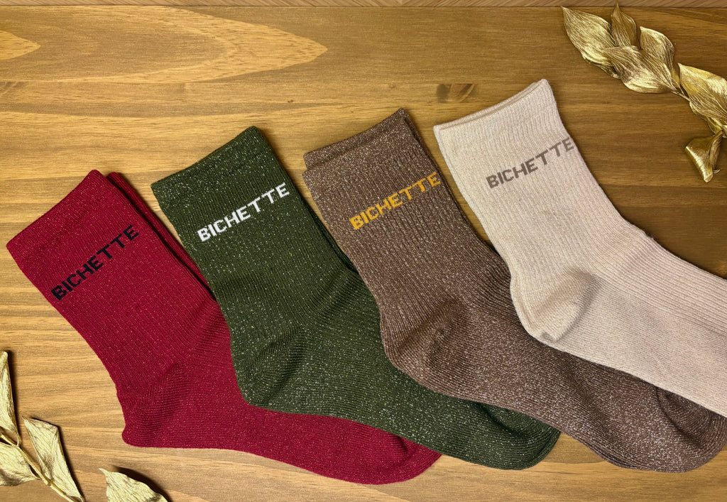Chaussettes à Paillettes "Bichette" (36-40)