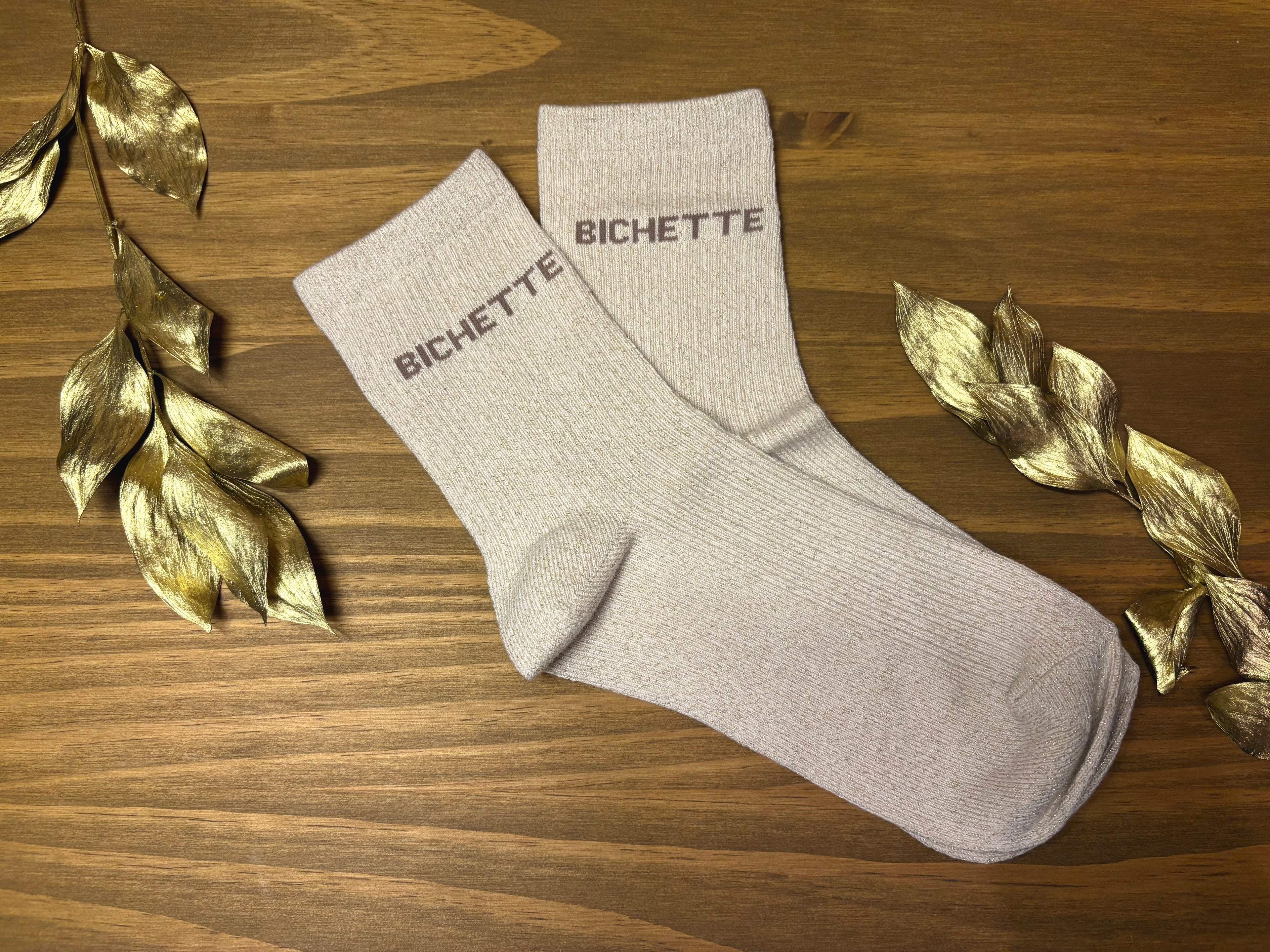 Chaussettes à Paillettes "Bichette" (36-40)
