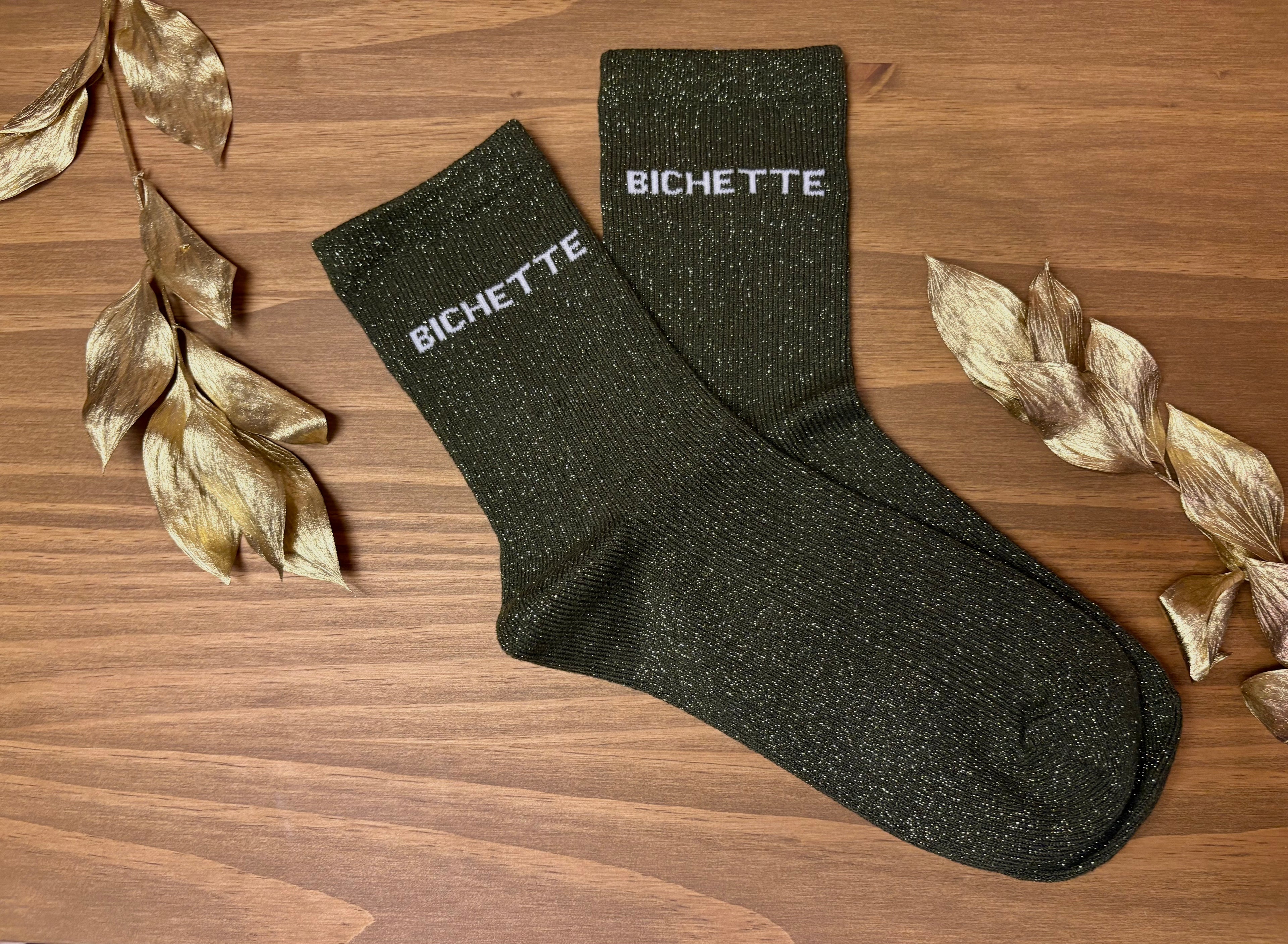 Chaussettes à Paillettes "Bichette" (36-40)
