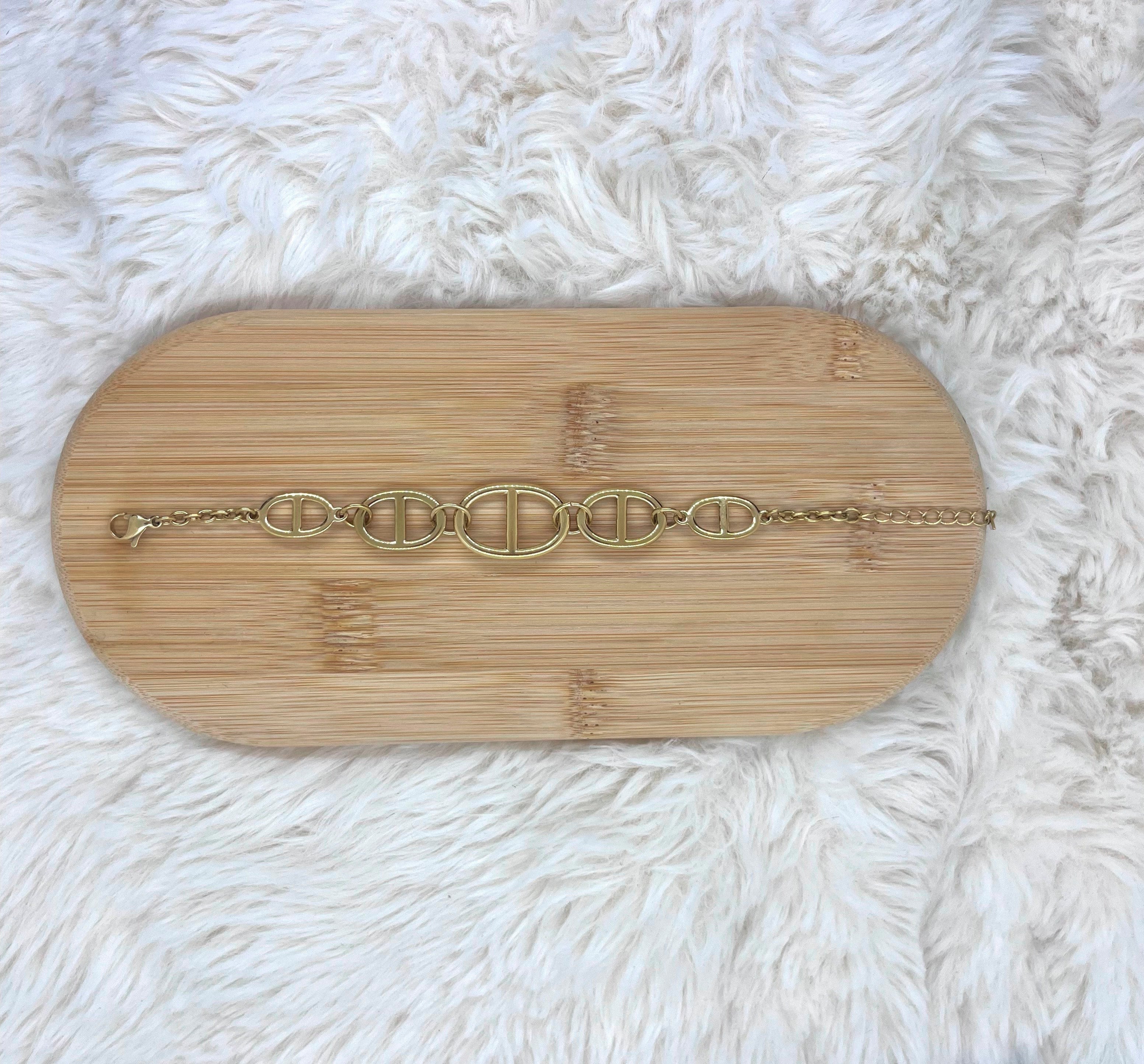 Bracelets en Maillons Or dépareillé