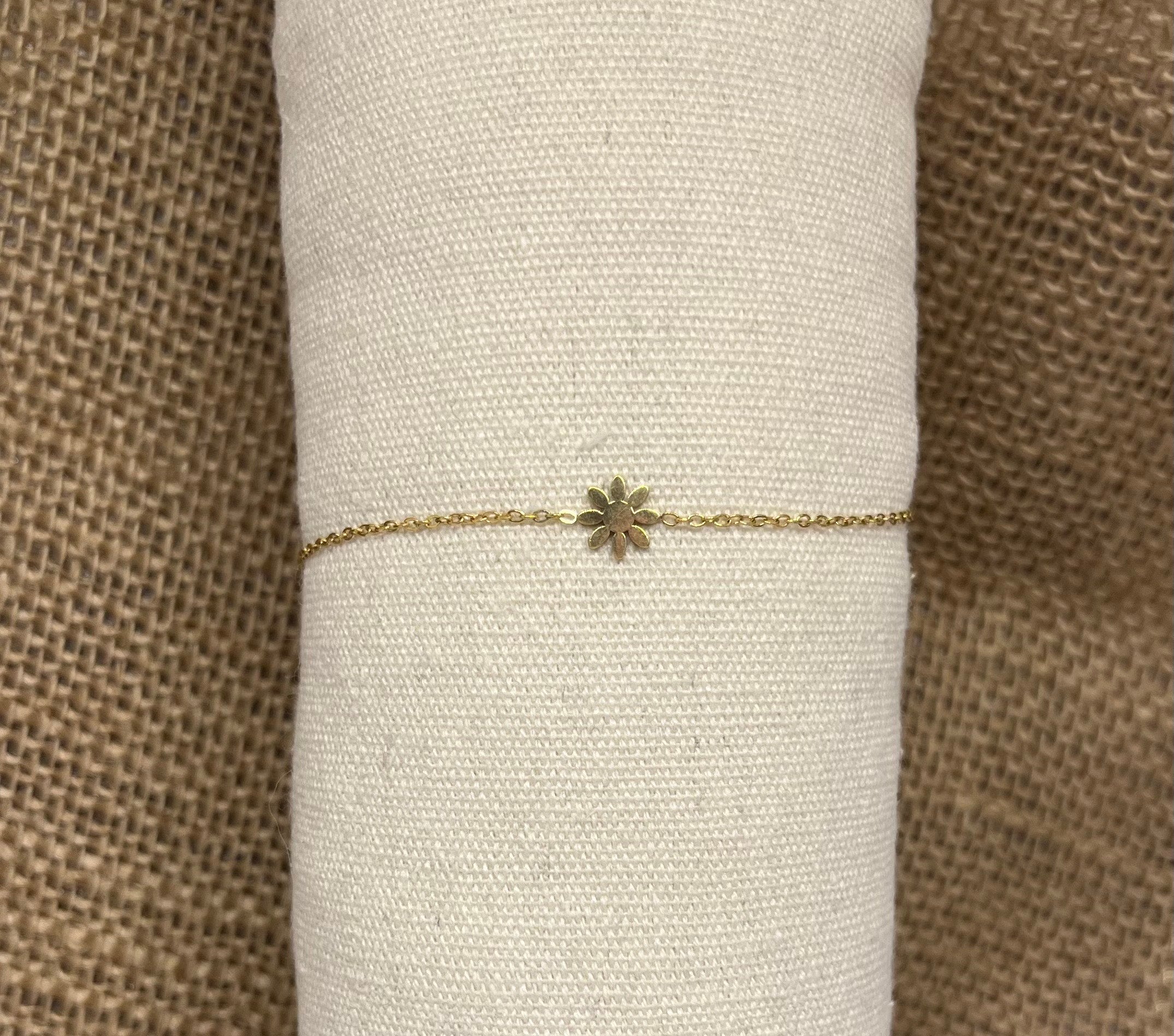 Bracelet - Petite Fleur Or