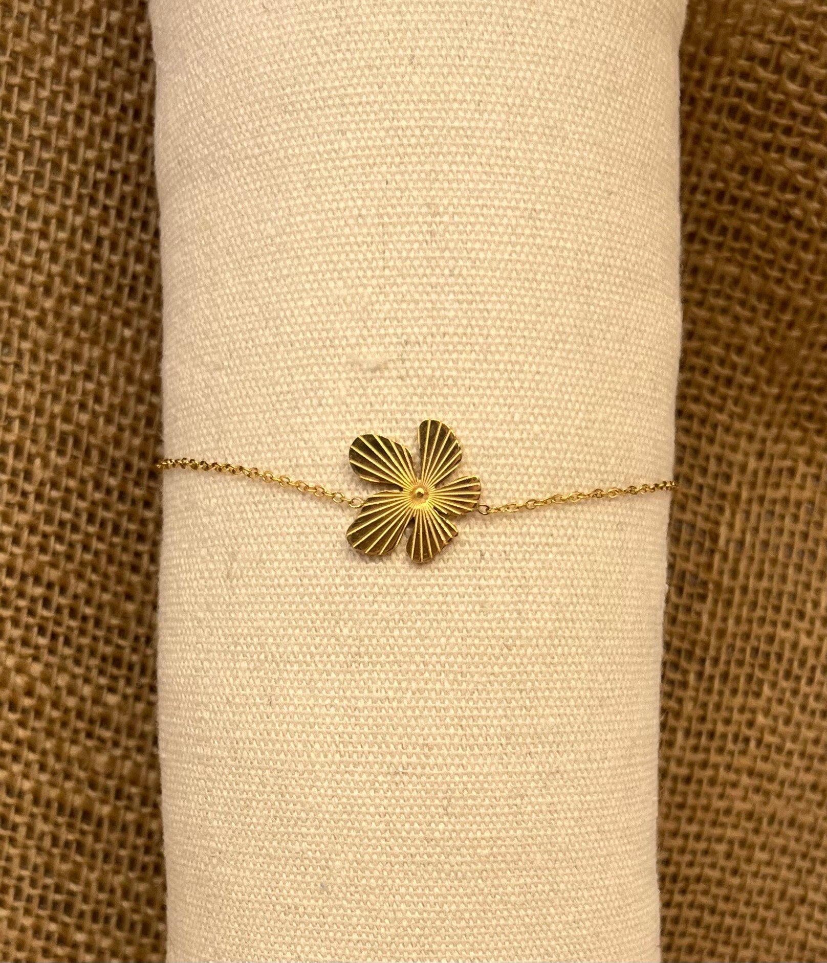 Bracelet - Fleur Or