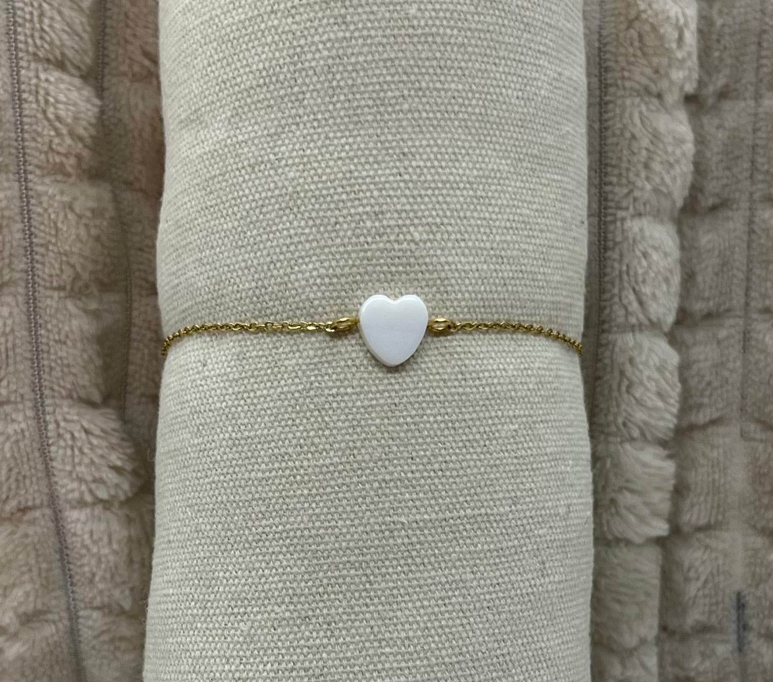 Bracelet - Coeur Blanc
