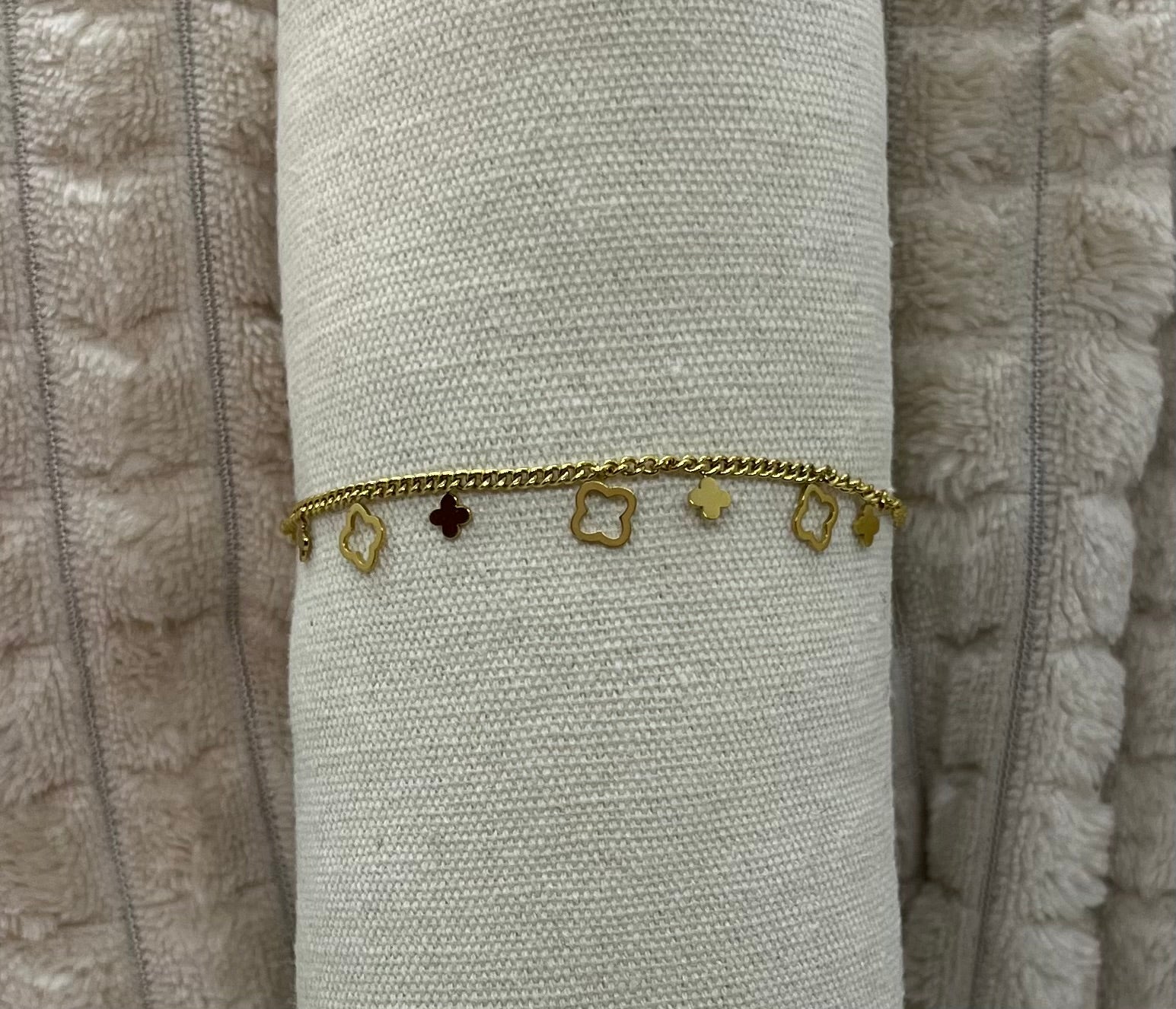 Bracelet - Trèfles Or