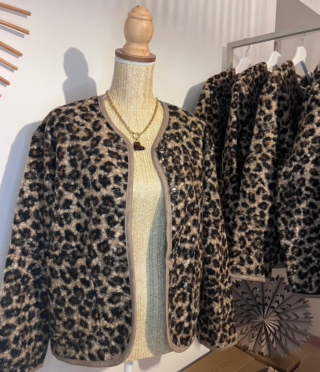 Veste Imprimé Léopard Femme