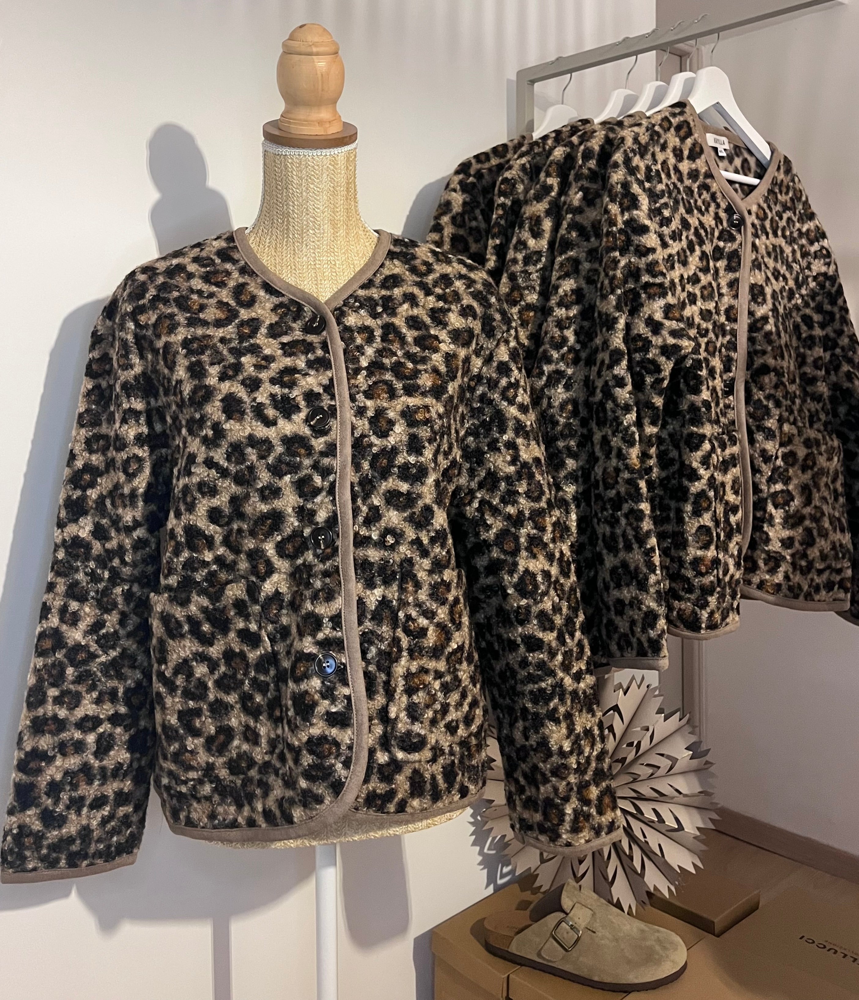 Veste Imprimé Léopard Femme