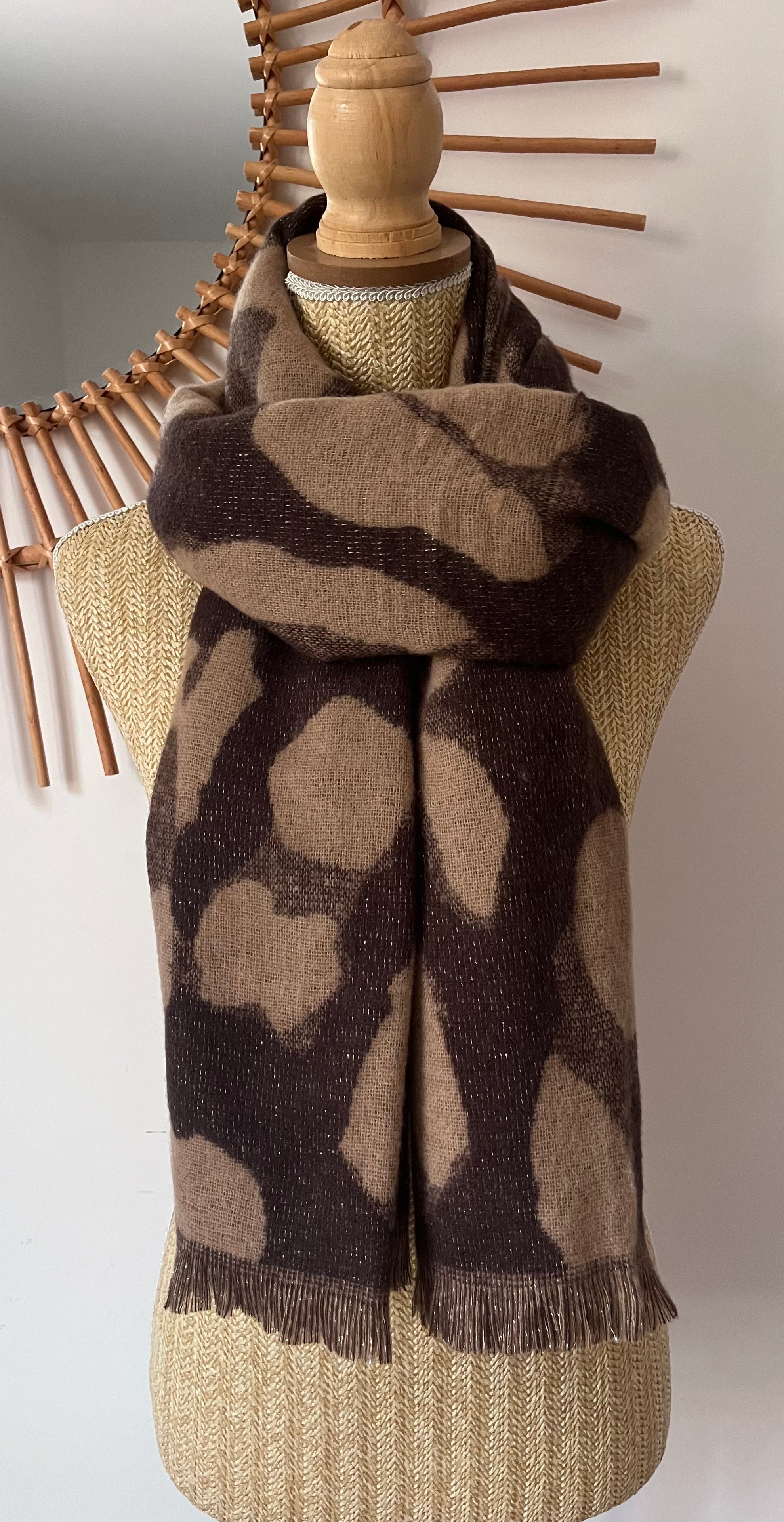 Écharpe Brume Fauve