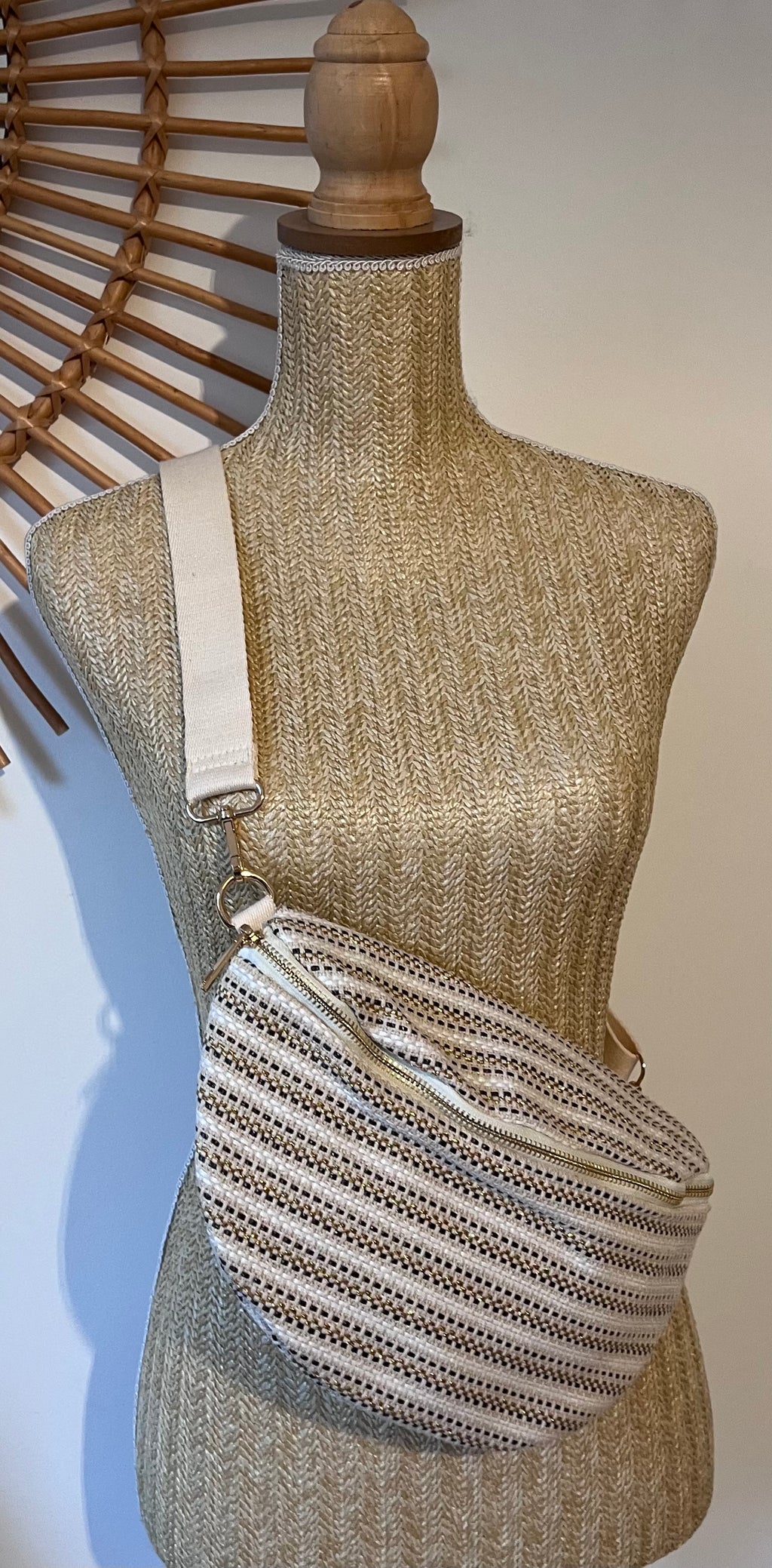 Sac Banane Rayé Compact