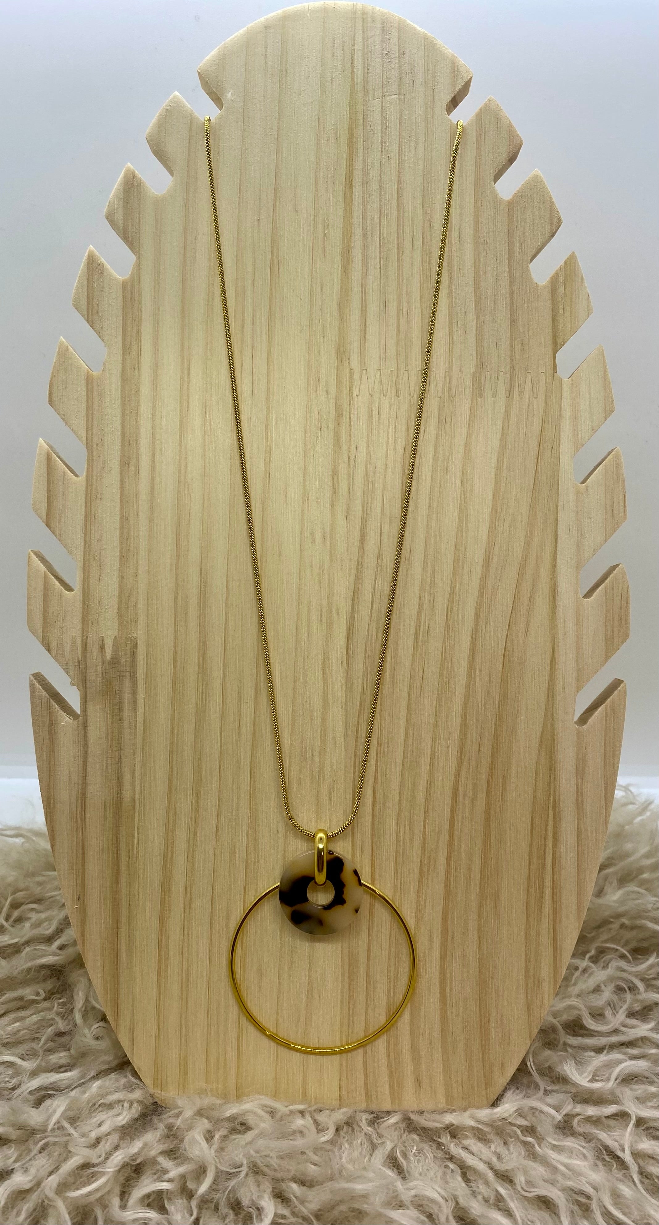 Collier - Sautoir - Miel